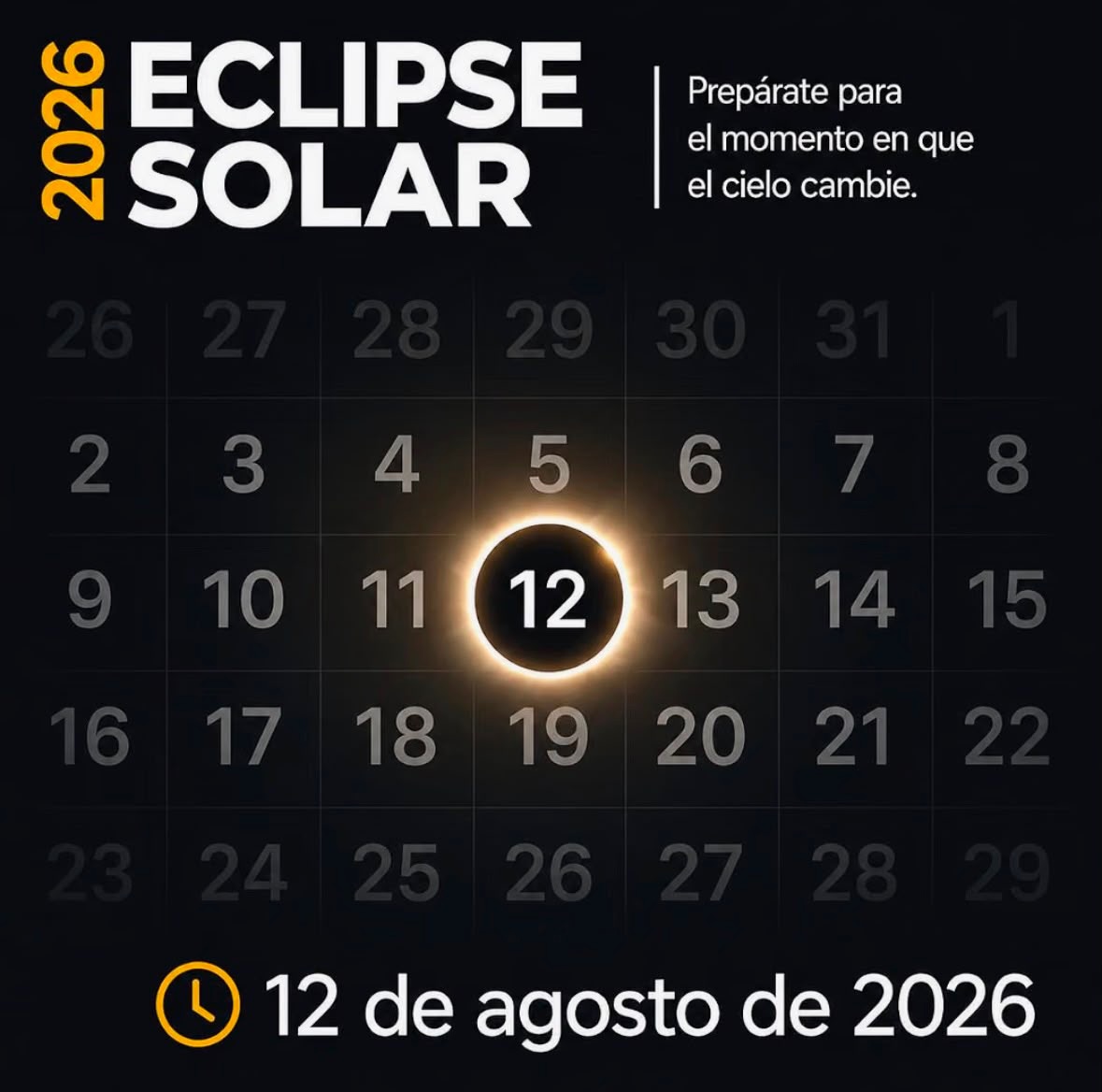 Eclipse Solar – Charla formativa y observación del Eclipse en El Convento